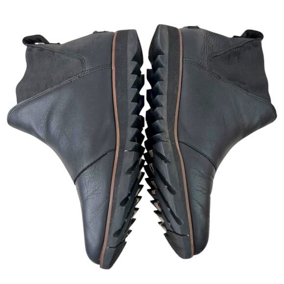 SOREL Harlow Chelsea Waterproof Leather Ankle Booties in Black Women’s 7.5 - Picture 4 of 13